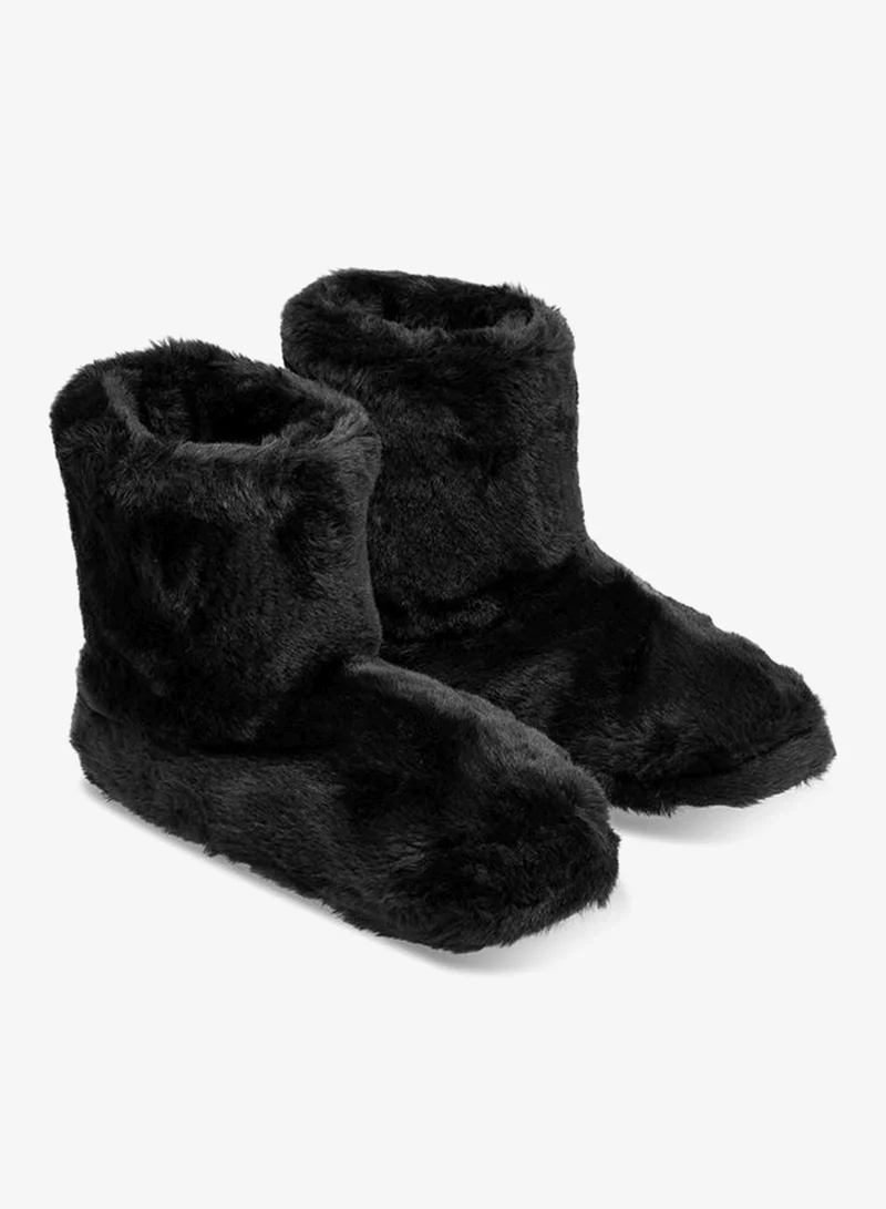 Le Confort Women Faux Fur Slipper Boots